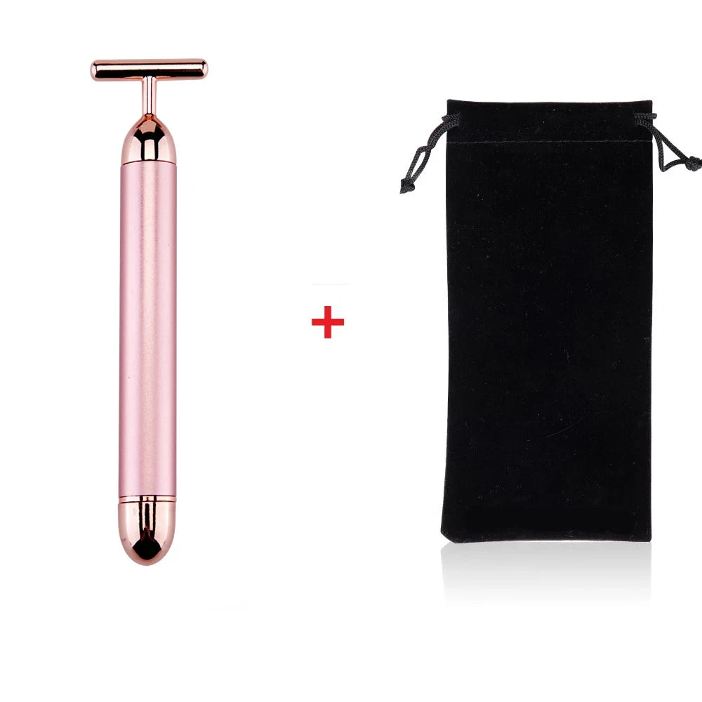24k Gold Vibrating Face Roller