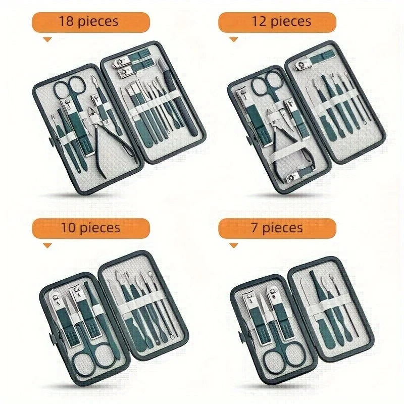 18 Piece Nail Care Kit