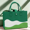 Striped Canvas Tote Bag