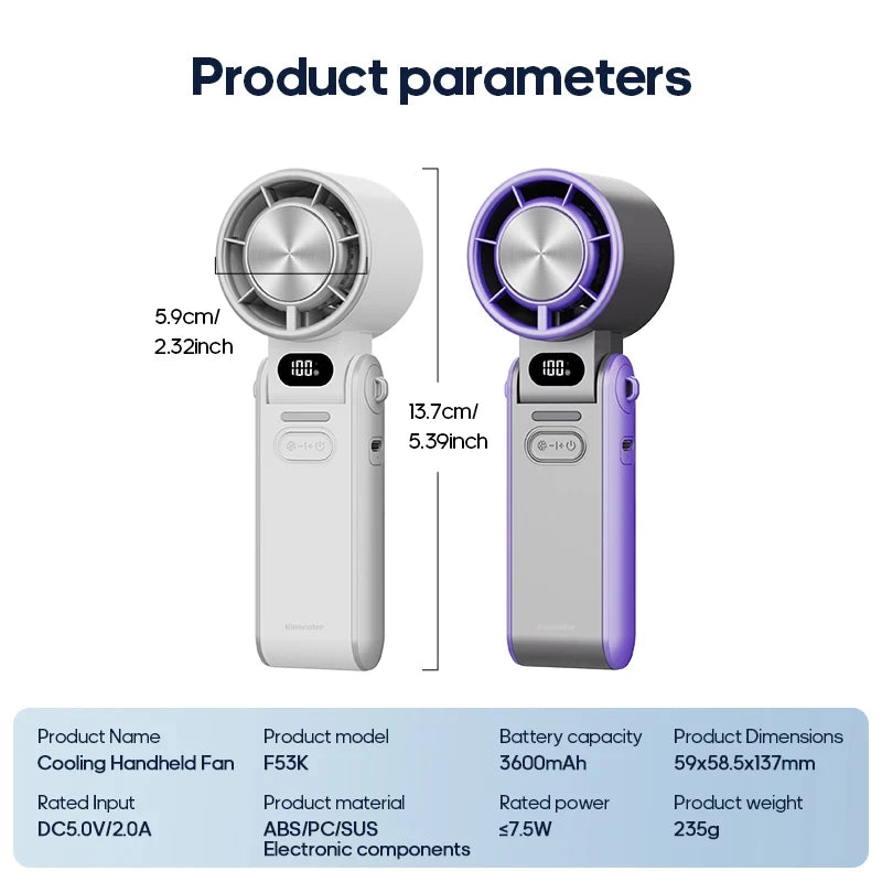 Portable Handheld Fan
