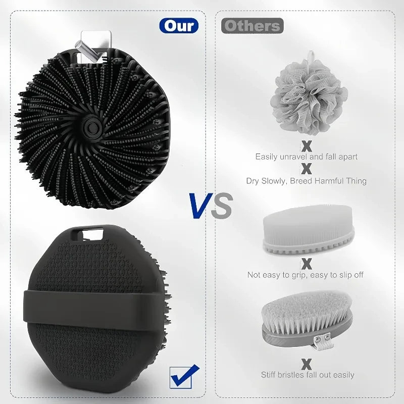 Silicone Bath Brush Set