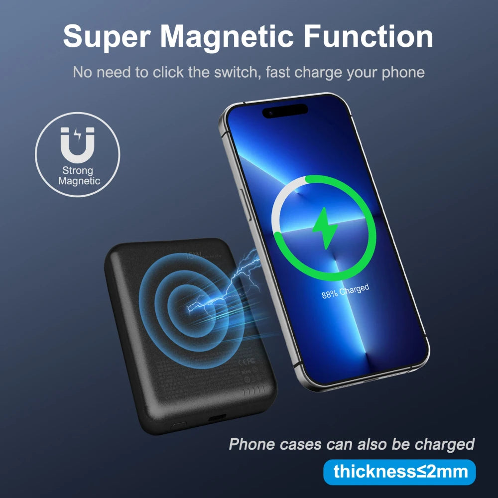5000mAh Magnetic Power Bank
